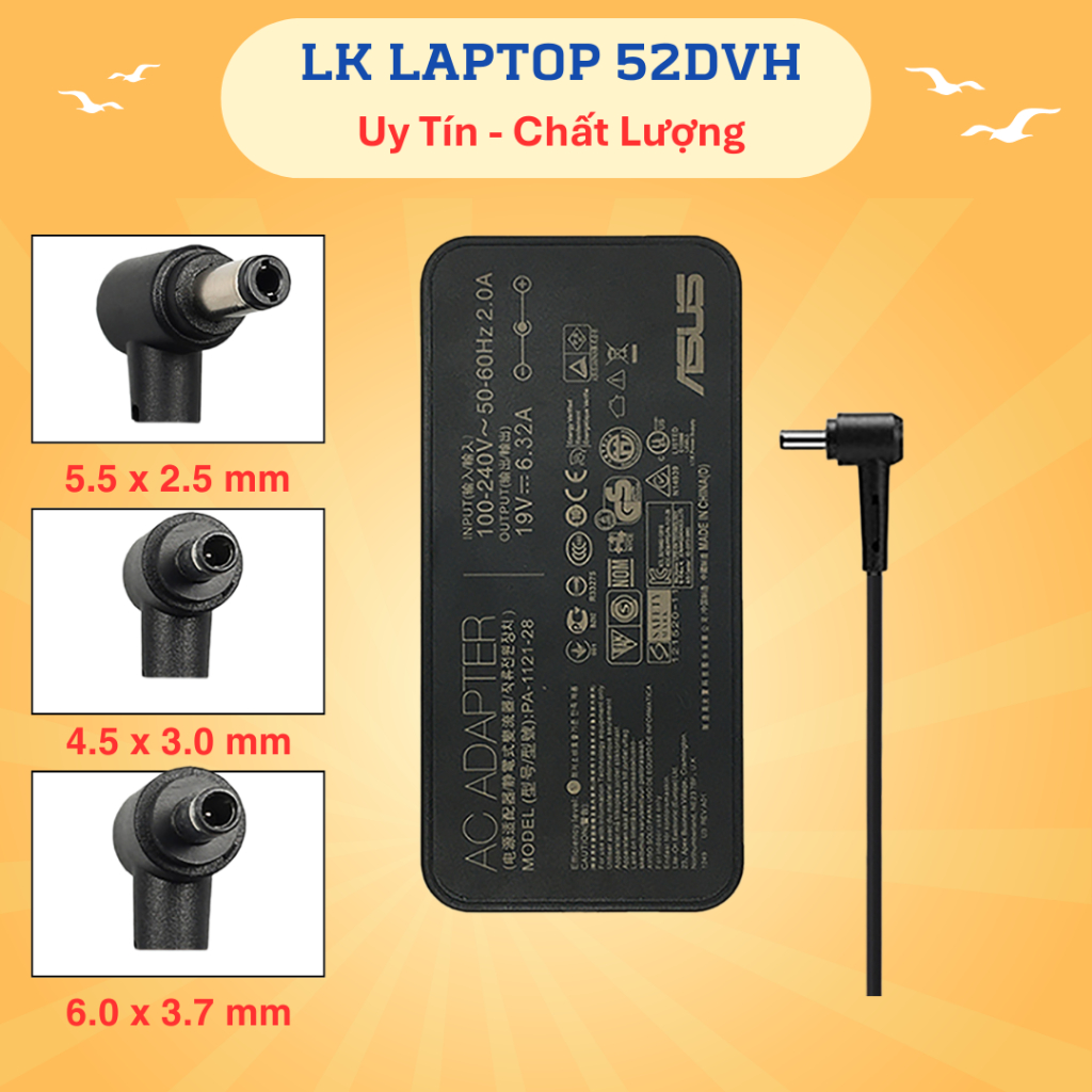 Sạc Asus Rog Zephyrus, Asus TUF Gaming Sạc ASUS ROG Strix 6.32A 120W, 7.5A 7.7A 150W, 9.23A 180W - BẢO HÀNH 12 THÁNG