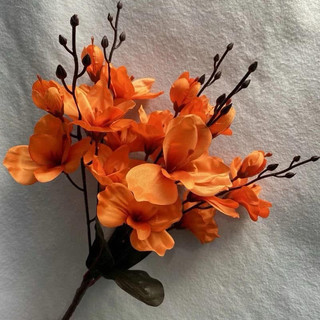 (Tặng bình) Bình hoa để bàn decor - Hoa diên vĩ giả cao 45cm nhiều màu trang trí bàn trà kệ tủ - hoa cao cấp