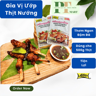 Gia vị ướp Bò nướng, Bò hầm gói 50gr hiệu Lobo Thái --> Gia vị ướp bò