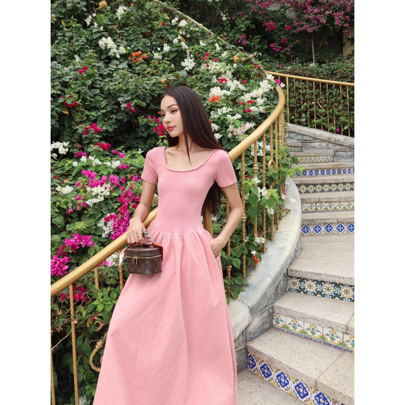 [2Debonair] Đầm tay ngắn dáng xoè tôn dáng Elly dress