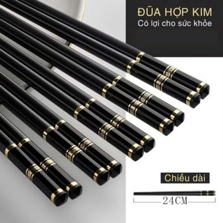 VỈ ĐŨA NHỰA CHỐNG NẤM MỐC CHỊU NHIỆT TỐT - Đũa Nhựa Kháng Khuẩn 3 Sọc Không Mùi,Set 10 Đũa Nhựa Chất Liệu An Toàn