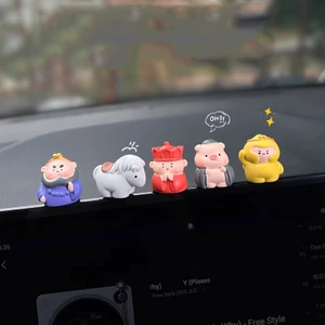 Set tây du ký chibi dễ thương trang trí đỉnh màn hình, khung ảnh, gương xe, decor góc làm việc, taplo xe hơi, quà tặng