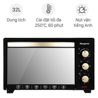 Sale-Lò nướng Kangaroo KG3201 32 lít chính hãng 100% trưng bày  mới 98-99% Bảo hành 12 tháng