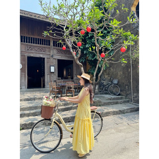 Jully dress - đầm thô cộc tay thiết kế Ma Vie