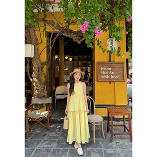 Jully dress - đầm thô cộc tay thiết kế Ma Vie