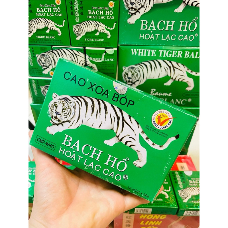 [Lốc 12 Hộp 20g] Cao Xoa Bóp Bạch Hổ Hoạt Lạc Cao BẢO LINH Giảm nhức mỏi xương khớp, đau lưng, cổ vai gáy, thần kinh t