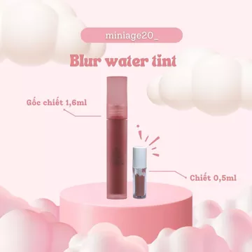 [SON CHIẾT] Son 3 C E Blur Water Tint chiết 0,5ml chất son mềm mịn dễ tán siêu lì