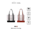 Mini Tote - Túi Tote vải canvas kết hợp da thanh lịch (PHIÊN BẢN TINH GỌN)