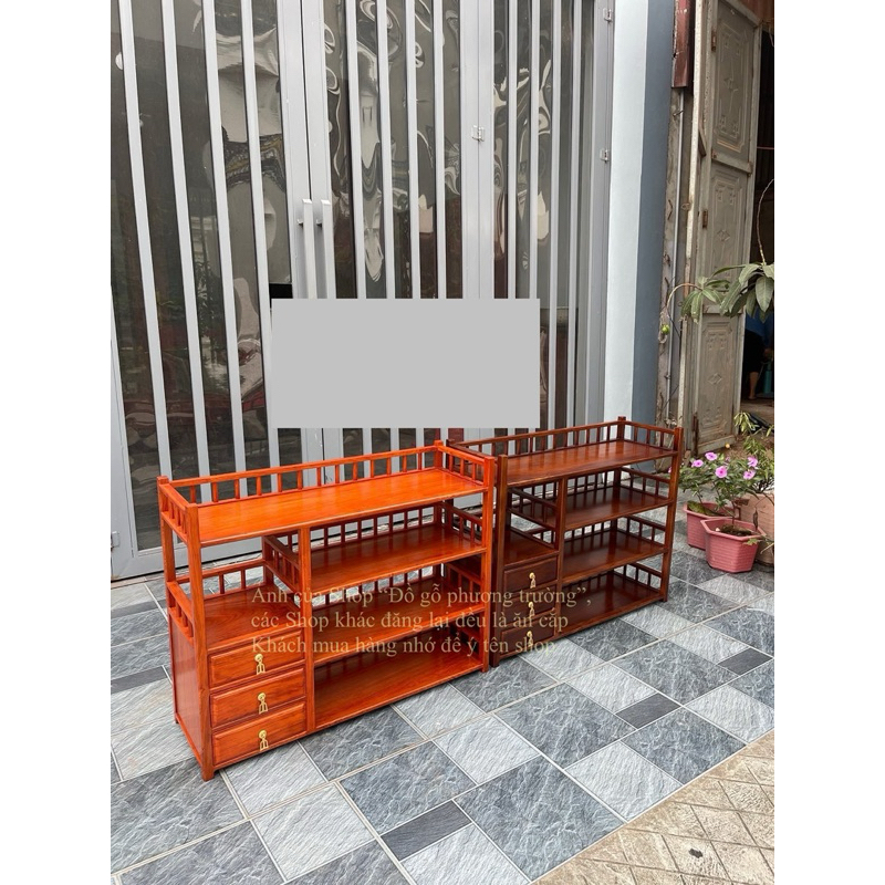 kệ trà cao 70 ngang 70 sâu 30 gỗ hương đá ( sản phâtm không có sẵn)