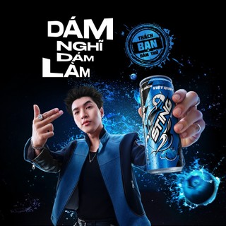 [SALE 15.7] Thùng 24 Lon Nước Tăng Lực Sting Xanh Việt Quất (320ml/lon)