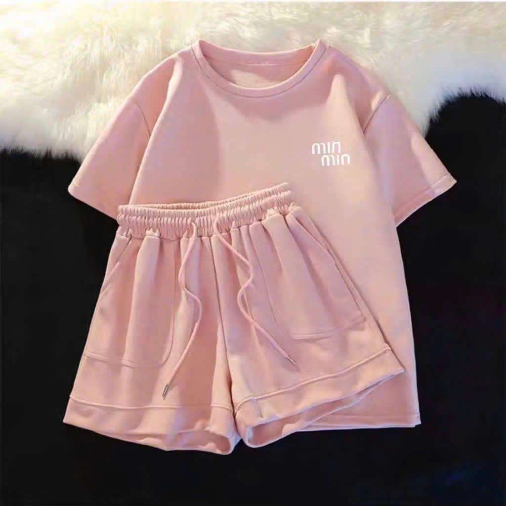 Ảnh SET Bộ Quần Áo Nữ MINMIN NAD Unisex - Đồ Bộ Thể Thao Nữ Chất Cotton Mặc Đi Chơi Du Lịch Ullzang 1