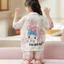 PIZAMA Lụa Cộc Tay Cho Bé Gái Chất Vải Lụa Mềm Mịn