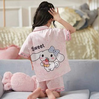 [16kg - 46kg] Set Đồ Bộ Pizama Cho Bé Chất Vải Lụa Cao Cấp_BM30