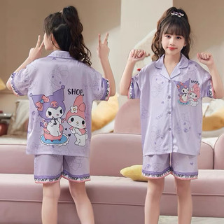 [16kg - 46kg] Set Đồ Bộ Pizama Cho Bé Chất Vải Lụa Cao Cấp_BM30