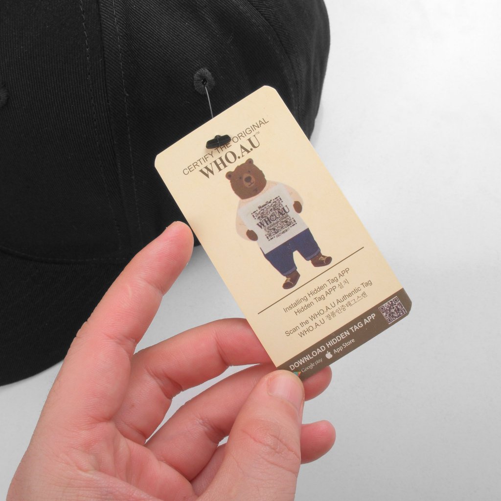 Mũ Nón lưỡi trai Meowist Unisex WHOAU chất liệu vải Kaki logo Gấu Cream ,nón lưỡi trai Hàn Quốc