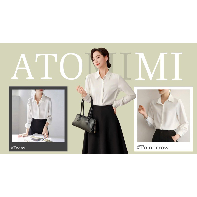 Áo sơ mi trắng from rộng nữ dài tay cotton lạnh Hàn công sở đi học đi làm không nhăn mát mịn - AS2