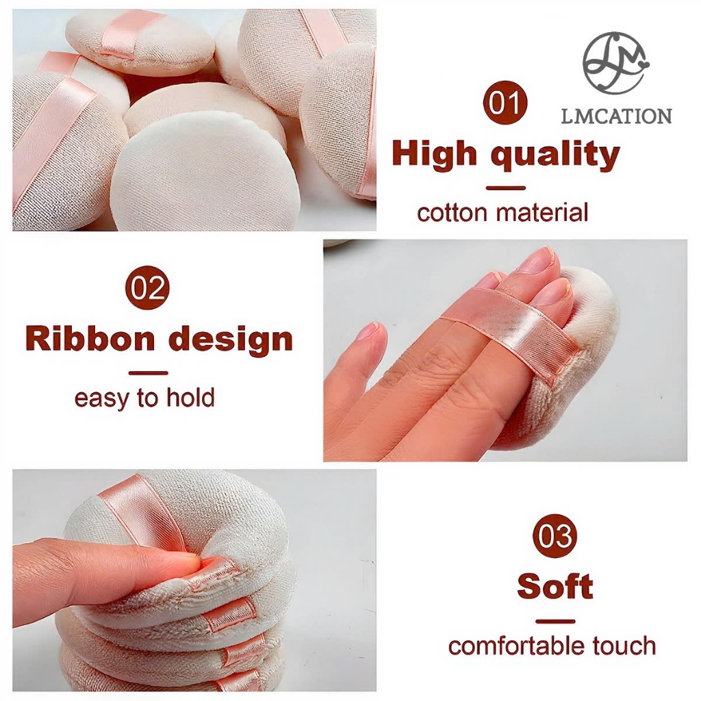 Ảnh Bông dặm phấn phủ tròn LMcation 1