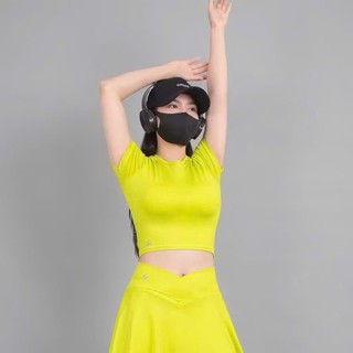 [ NEW ] Áo Croptop C019 Gladimax I Cá Tính 2in1, Sẵn Đệm Mặc Tập & Đi Chơi