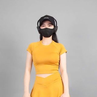 [ NEW ] Áo Croptop C019 Gladimax I Cá Tính 2in1, Sẵn Đệm Mặc Tập & Đi Chơi
