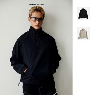 Áo Khoác Nam Halfzip Parachute, Chất Vải Si Giãn Thoải Mái, AK0079, SOME HOW STORE