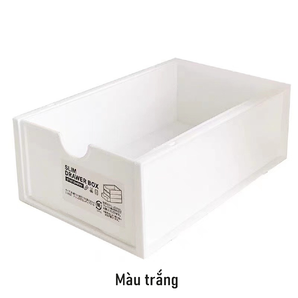 [Giá Rẻ] Hộp nhựa để bàn có ngăn kéo xếp chồng đa năng NTP decor dùng với kệ decor | BigBuy360 - bigbuy360.vn