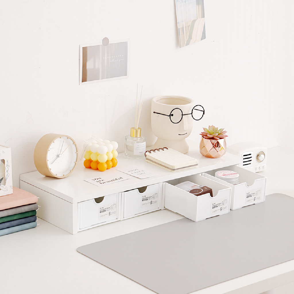 [Giá Rẻ] Hộp nhựa để bàn có ngăn kéo xếp chồng đa năng NTP decor dùng với kệ decor | BigBuy360 - bigbuy360.vn