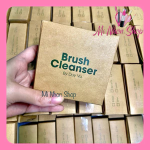 Xà phòng chuyên dụng giặt cọ trang điểm, bông mút trang điểm - brush cleanser by Duyvu's corner tặng túi lưới treo