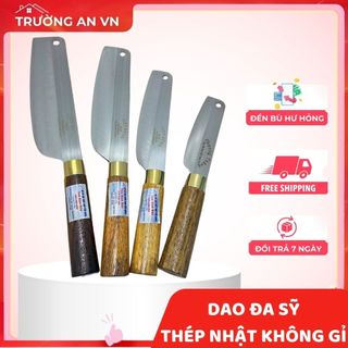 Dao thái thịt ĐA SỸ thép Nhật không rỉ, dao cắt/chặt thịt/rau/củ/quả nhà bếp  - Trường An VN