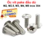 Ốc vít pake đầu dù M3 inox 304 dài 6-15mm