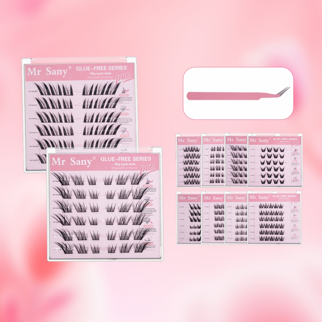 Mi giả sẵn keo tự gắn dễ gắn tái sử dụng nhiều lần [47k/3 hộp - 99k/7 hộp]