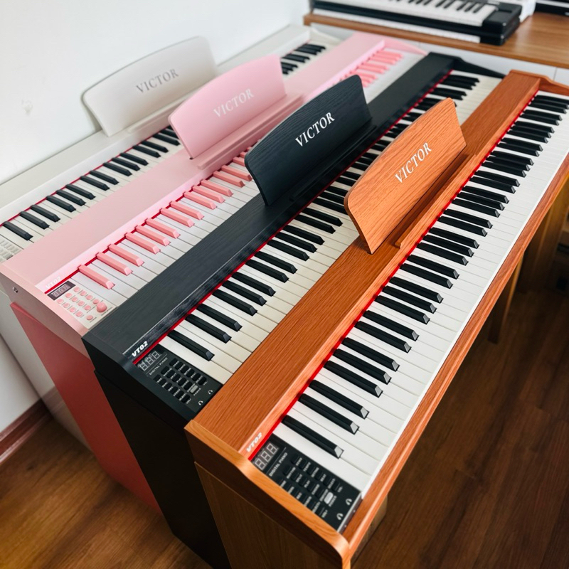 Đàn Piano Điện Victor VT02 Bản 2026 - 88 Phím, Bluetooth -Tặng Full Phụ Kiện, Khoá Học Piano Online
