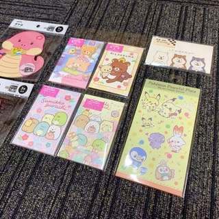 VPP Nhật Bản 🇯🇵 Phong bì giấy / Phong Lì xì nhỏ + Hình dán Mini Sticker ♥ Nhiều mẫu Độc đáo tự chọn, Xinh xắn Nhiều Size