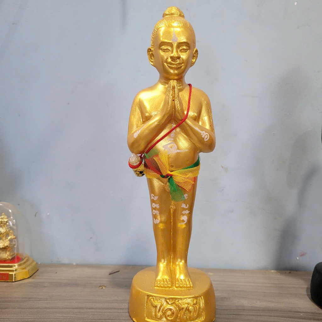 Tượng Trang Trí Để Bàn 25cm Màu Vàng Sang Trọng