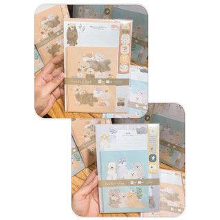 VPP Nhật Bản 🇯🇵 Giấy viết thư Kèm Bao thư mẫu bạn Rái Cá & Cún Con và Koala ♥ Letter Set Pet friends