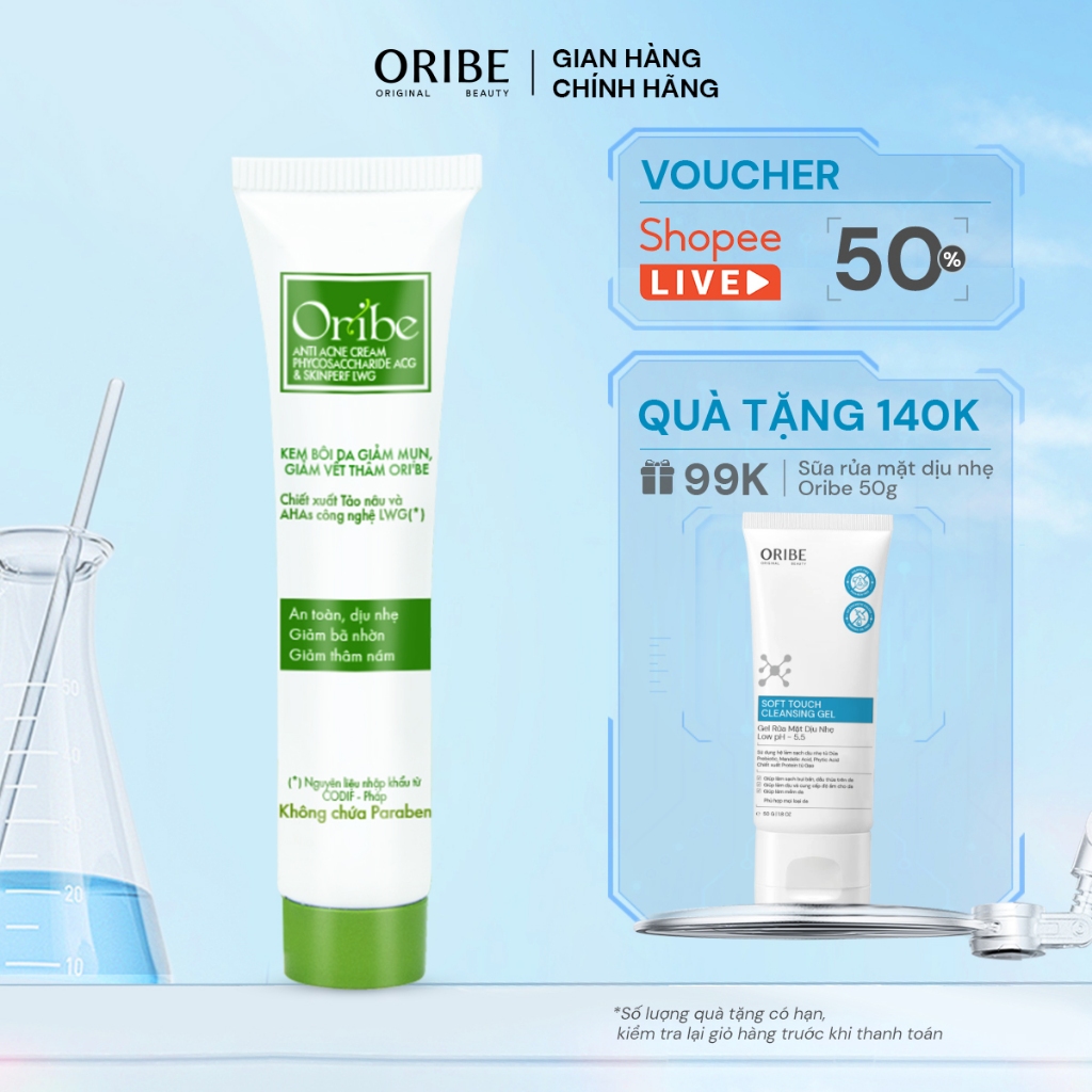Ảnh Kem chấm mụn Oribe giảm mụn ẩn mờ thâm liền sẹo 20g 1