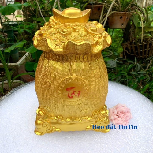 Ống tiết kiệm Hũ Vàng Tài Lộc phong thủy size to,heo đất tiết kiệm tài lộc quà tặng trang trí LĐ8