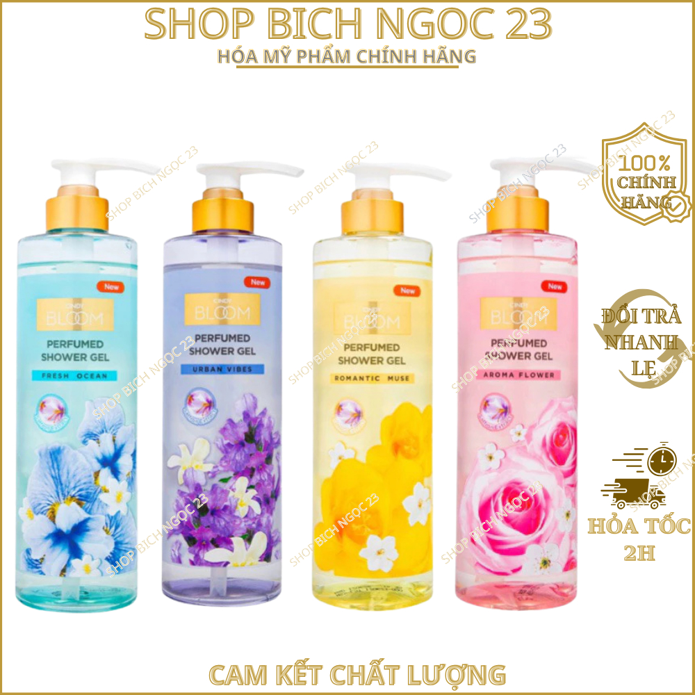 Sữa tắm nước hoa Cindy Bloom 640g