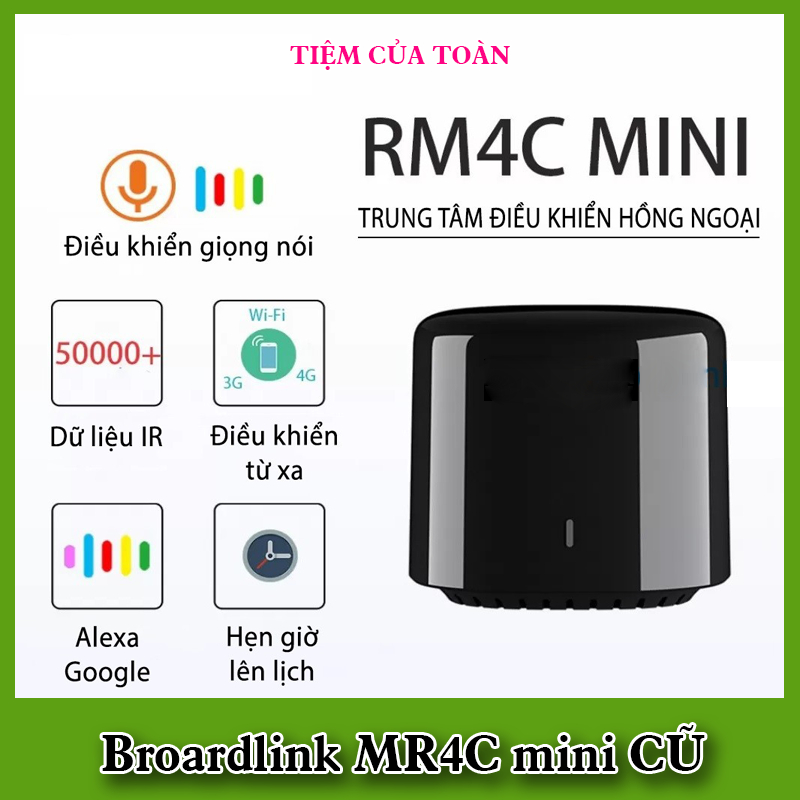 Broadlink RM4C mini cũ, bộ điều khiển mở rộng hồng ngoại cho nhà thông ...