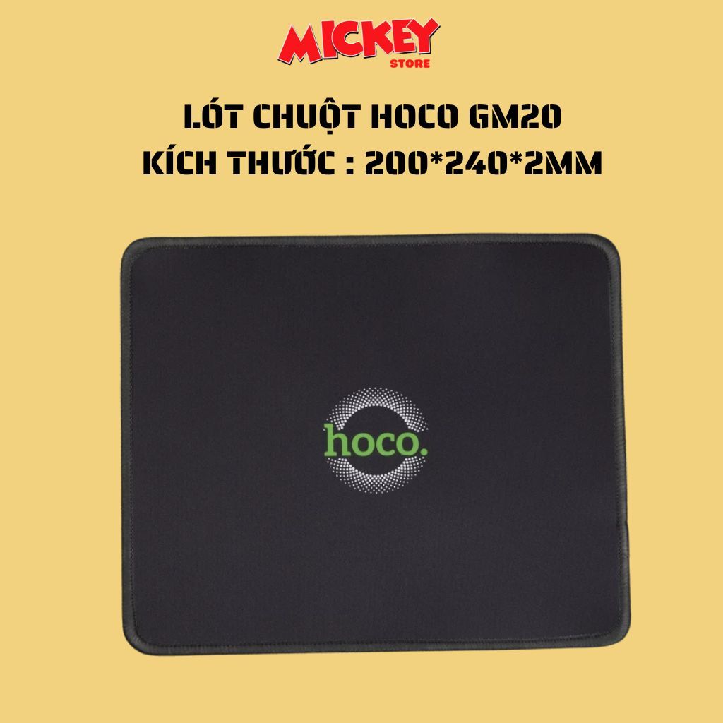 Lót Chuột Hoco GM20 – Êm Tay, Chuẩn Chuột, Đẹp Mắt Kích Thước 200x240x2mm