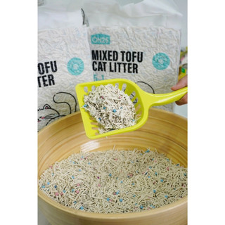 Cát Đậu Nành Mix Đất Sét Cat's ON25 MIXED TOFU 6L Cát Vệ Sinh Cho Mèo 5in1 Khử Mùi, Vón Tốt