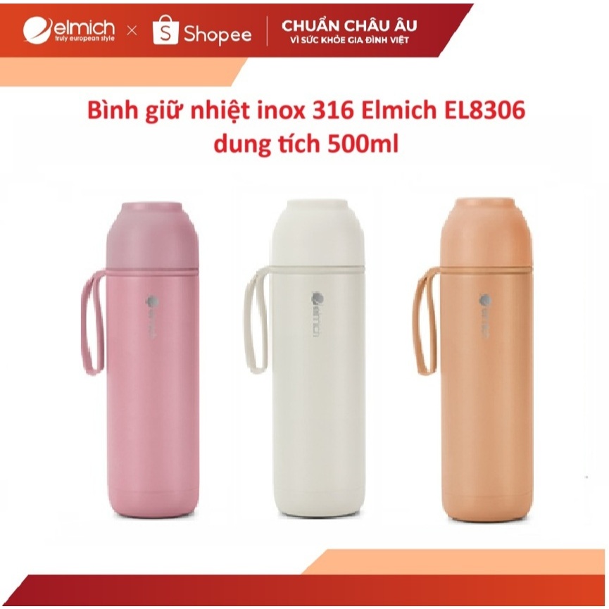 Bình giữ nhiệt inox 316 Elmich EL8306 dung tích 500ml