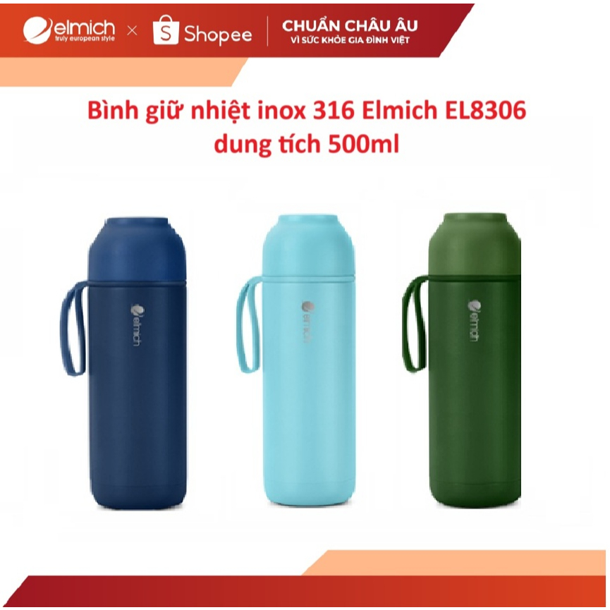 Bình giữ nhiệt inox 316 Elmich EL8306 dung tích 500ml