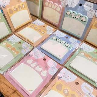 VPP Nhật Bản 🇯🇵 Giấy Ghi Chú mẫu các Bạn Thú Đáng yêu ♥ Note Paper Pet Friends