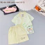Bộ Cộc Tay Thun Lạnh Sơ Sinh Cài Chéo Cho Bé Yêu Từ 0-9m