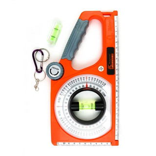 Thước Thủy Đo Góc Nghiêng Kapusi K-2808 nhựa ABS, ống thủy (livo), núm xoay điều chỉnh độKouritsu Kapusi Official Store