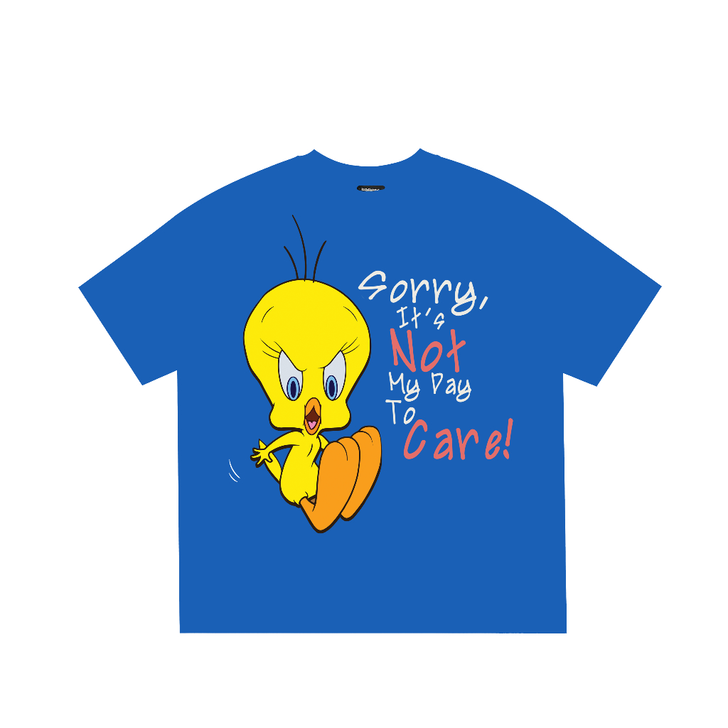 Áo thun form boxy BLACKDOKI-Quacker not to care , áo phông form rộng chất cotton tay lỡ menswear womanswear
