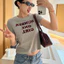 Áo Thun Nữ Ôm Body In Chữ NUMBER ONE GIRL Cổ Tròn Babytee Tay Ngắn, Áo Trơn Ôm Baby Basic Đơn Giản