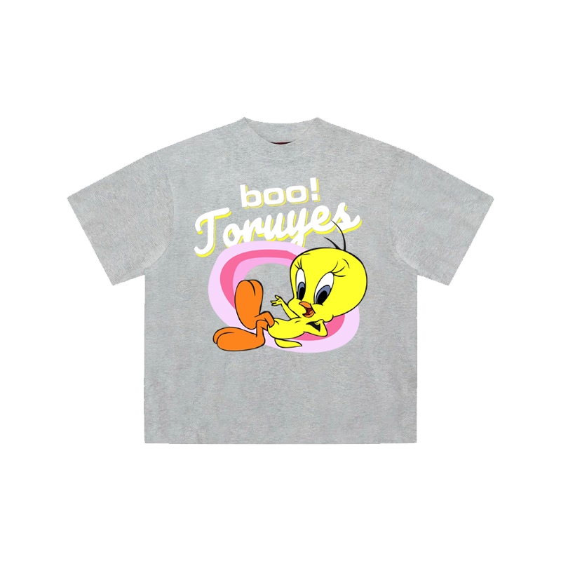 Áo thun form boxy BLACKDOKI-Joruyes áo phông form rộng tay lỡ chất cotton 100% 260gsm womenswear menswear