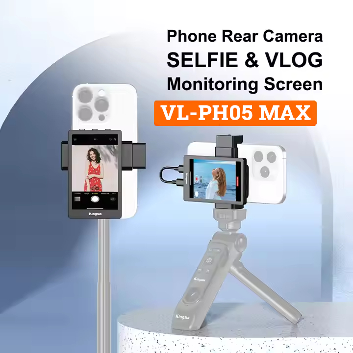 Kingma VL-PH05 Max | Màn hình phụ điện thoại selfie hít nam châm từ tính Wireless có Remote điều khiển từ xa live stream | BigBuy360 - bigbuy360.vn