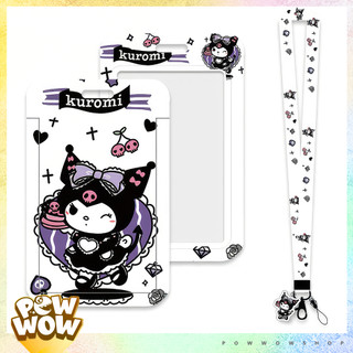Bao Đựng Thẻ Nhân Viên Nhựa ABS Phong Cách Nhân Vật Hoạt Hình Sanrio Kuromi Đáng Yêu Cute